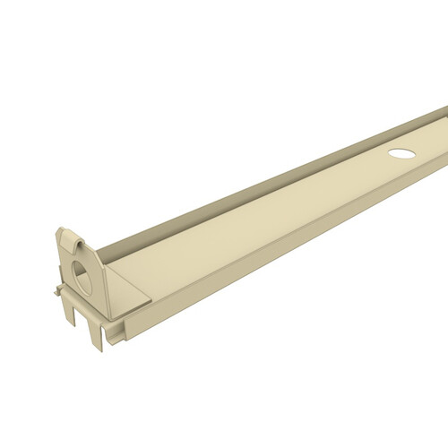 Lozier Bottom Rail Heavy Duty, Platinum